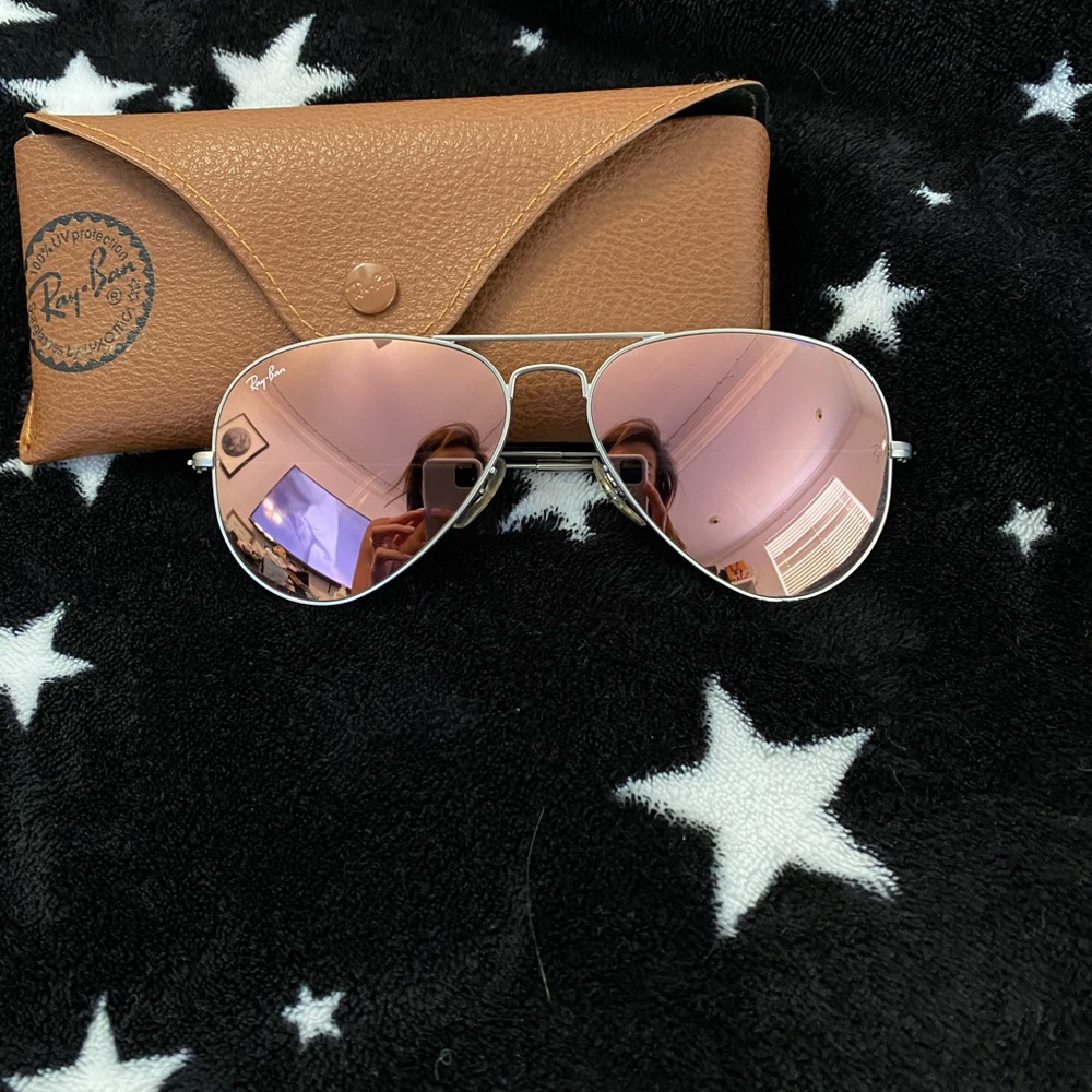 Pink Aviator RayBans